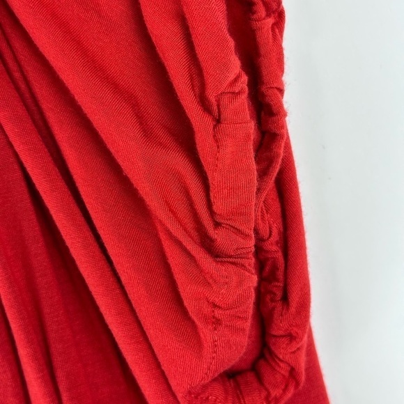 Women's Short Sleeve V-Neck Modal Dress - Picture 3 of 8